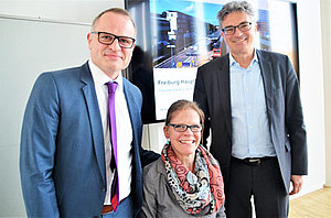 Freiburger Ex OB Salomon und  Herr Grohe